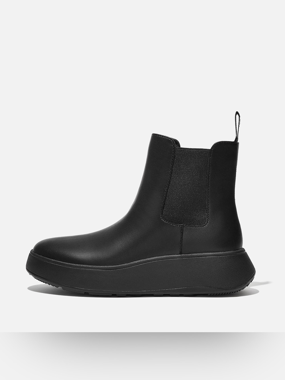 NEW Fitflop Black Chelsea Platform Ankle Boot Size 7